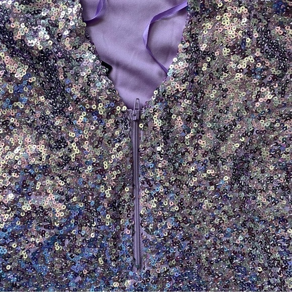 NWT purple sequence dress from Windsor - Picture 8 of 9